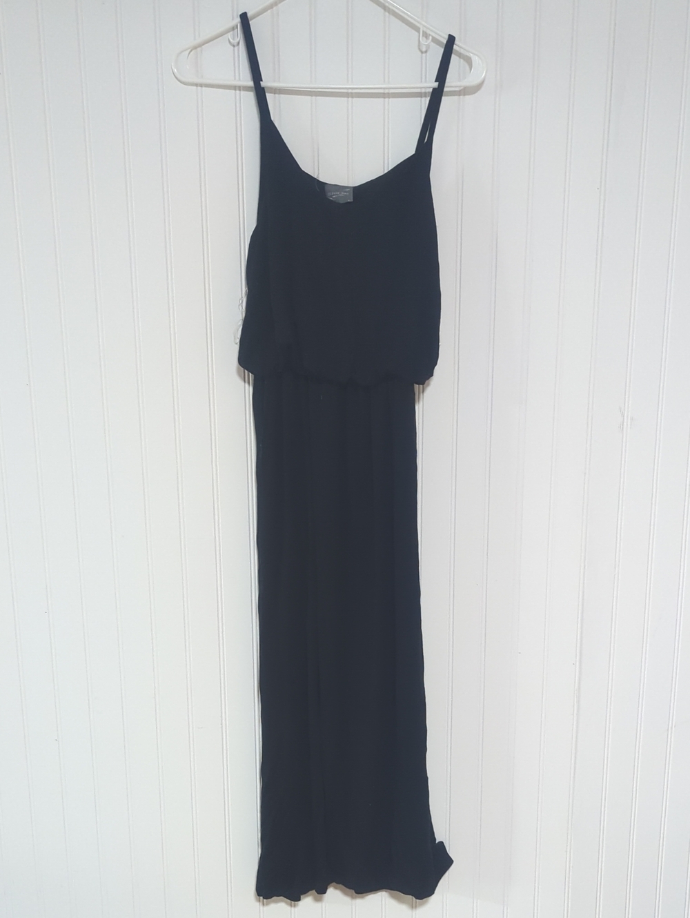Olivia Rae Black Maxi Dress with Spaghetti Straps